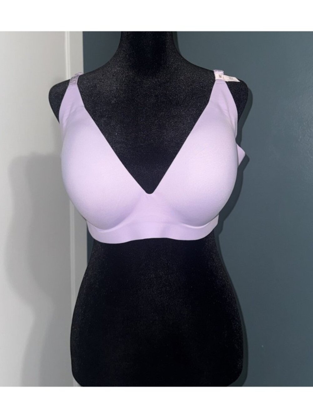 New Victoria Secret Bralette Padded XL Light Purple Lightly Lined